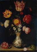 Ambrosius Bosschaert Still Life with Flowers in a Wan-Li vase Sweden oil painting artist